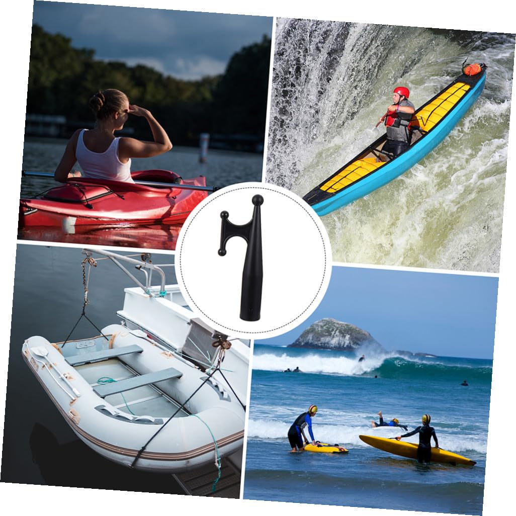 BESPORTBLE Mezzo Marinaio in Plastica Gancio Piscina Ormeggio Corde Elastiche con Ganci Gonfiabile Accessori per Attracco Attacco del Mezzo Marinaio Mezzo Marinaio per Yacht Black