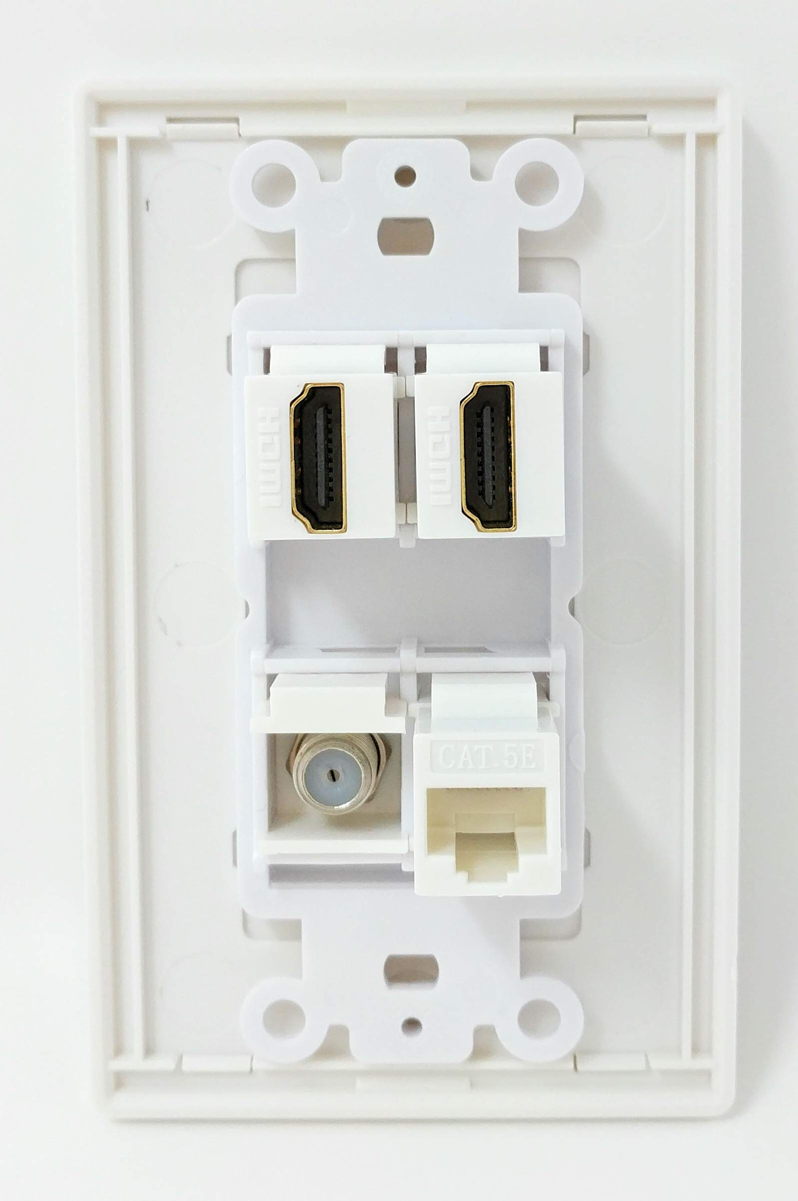 Riteav - 1 Puerto Coaxial Para Cable De Tv Tipo F - 1 Puerto | Meses sin interés