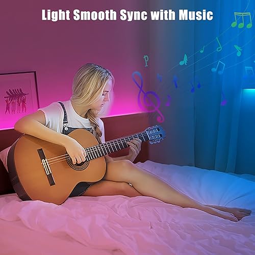 Miniatura 3 de RGBWW - Tira de luces LED inteligentes, 65.6 pies, color blanco sintonizable, 3000 K a 6500 K+RGB WiFi luces LED funcionan con Alexa Google,