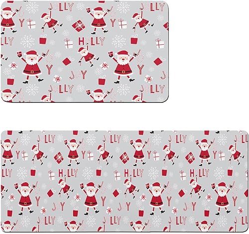 Miniatura 1 de Tapete de baño de Navidad para bañera, antideslizante, de secado rápido y absorbente, tierra de diatomeas, fregadero de ducha, tapete lavable de