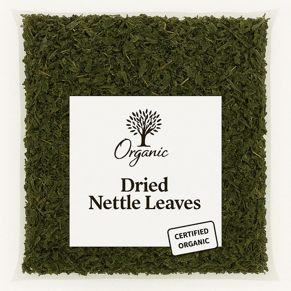 Organic Bio Herbs-Dried Nettle Leaf/Leaves - All-Natural, Premium, and Sustainable for Herbal Tea, Remedies, Crafts, and Eco-Friendly Uses(Urtica Dioica) 1 lb