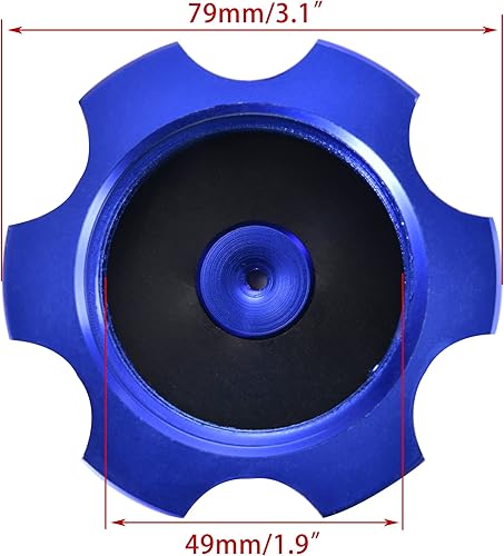 Miniatura 9 de WOOSTAR Tapa de depósito de combustible CNC de repuesto para Taotao Roketa Apollo SSR 50cc 70cc 110cc 125cc 150cc ATV Dirt Bike Pit Bike Negro