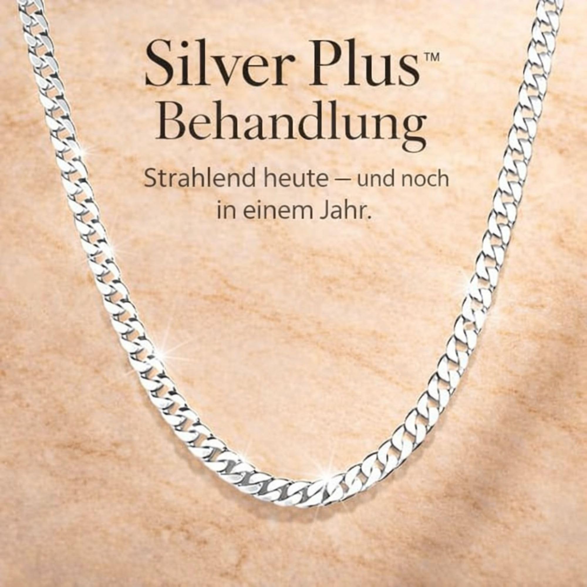 QUADRI - Kette Herren Silber | Silberkette 925 Silber - Halskette Herren