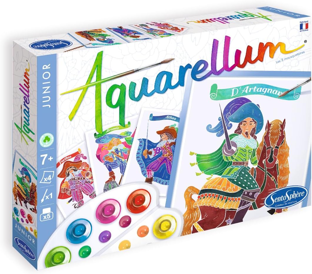 Sentosphre Aquarellum Junior Watercolor Paints The 3 Musketeers