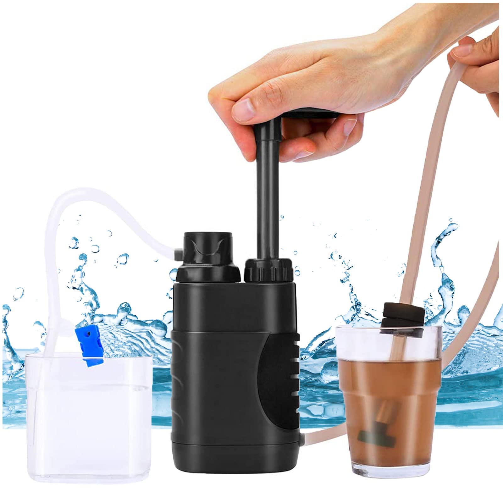 Amazon.co.jp: 携帯浄水器 浄水器 濾過器 - 水フィルターストロー個人