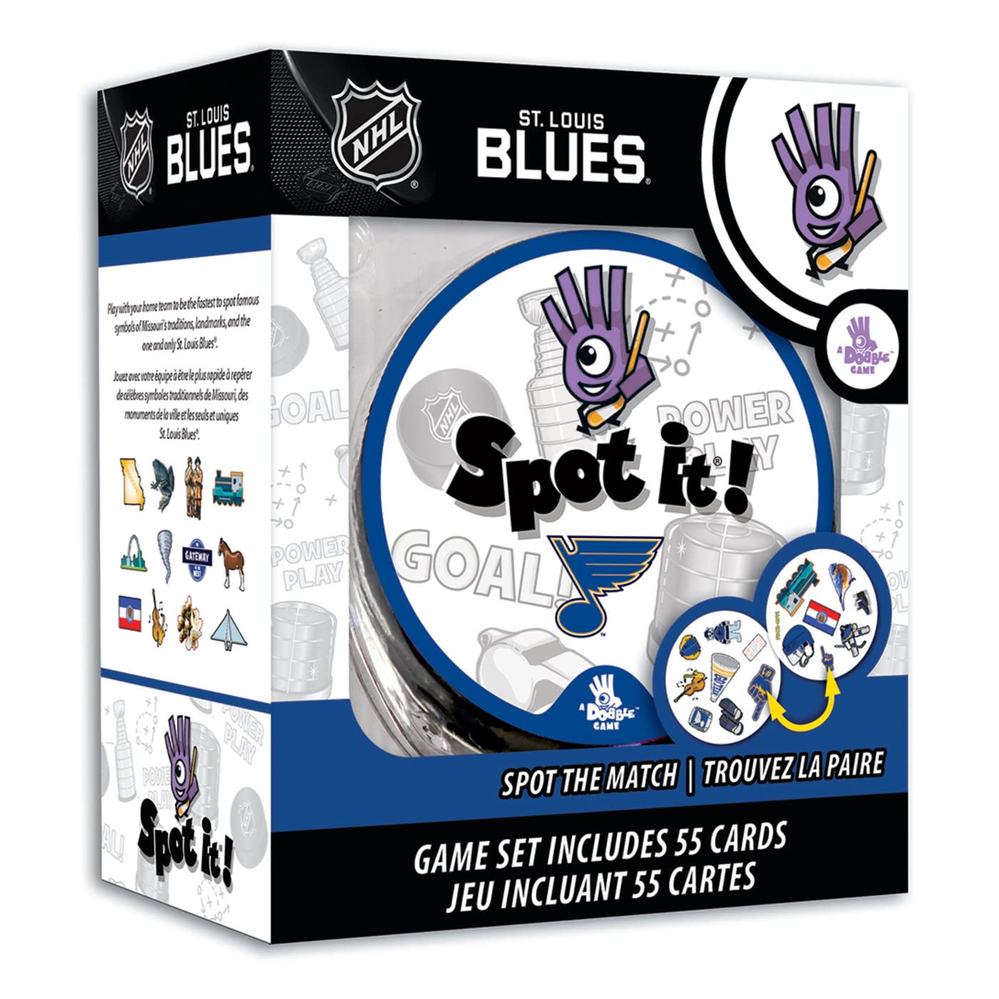 MasterPieces NHL Spot It! Card Game