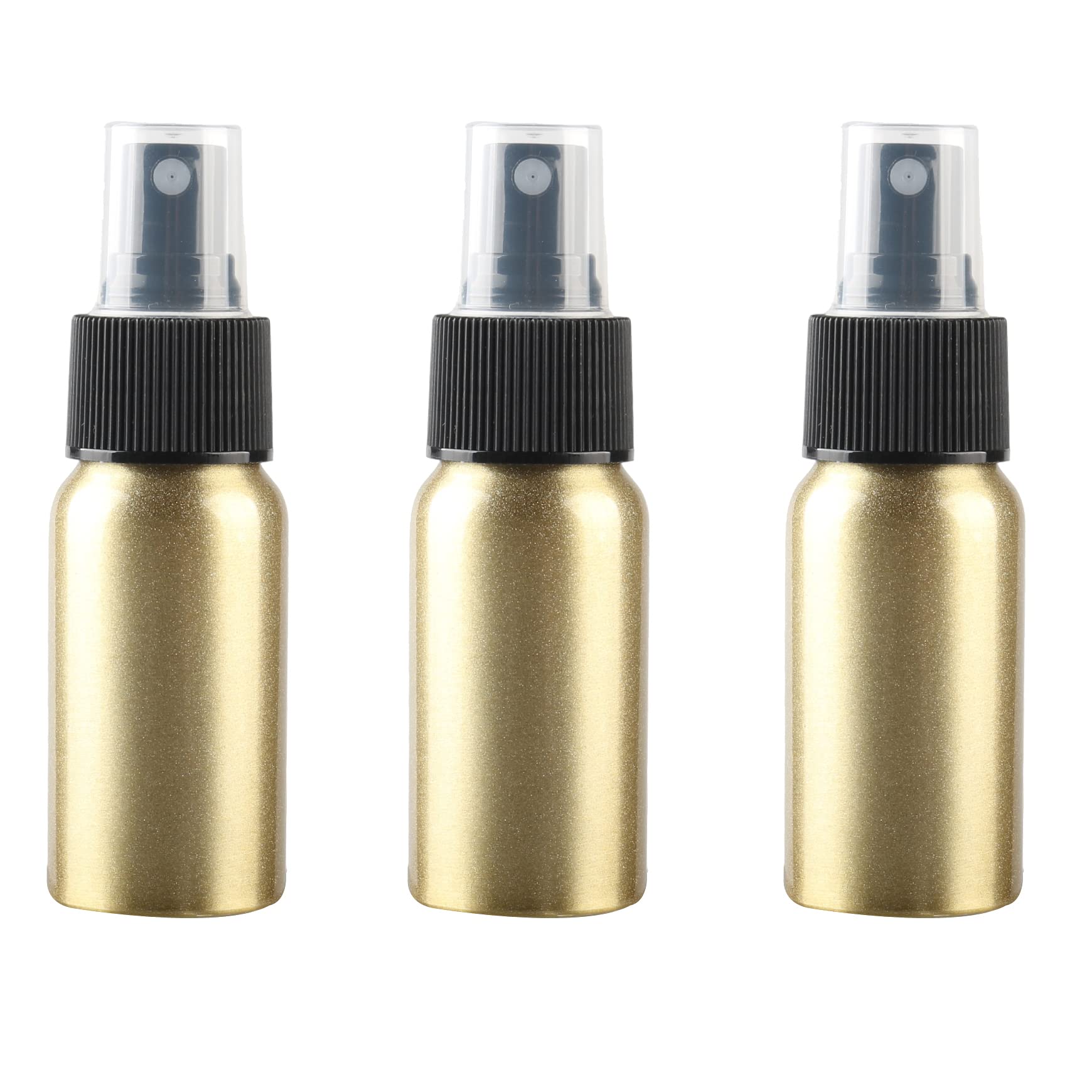 3 Bottiglie Spray Vuote In Alluminio 50ml Nero - Flaconi Per Profumi E Cosmetici Da Viaggio - Foto 12