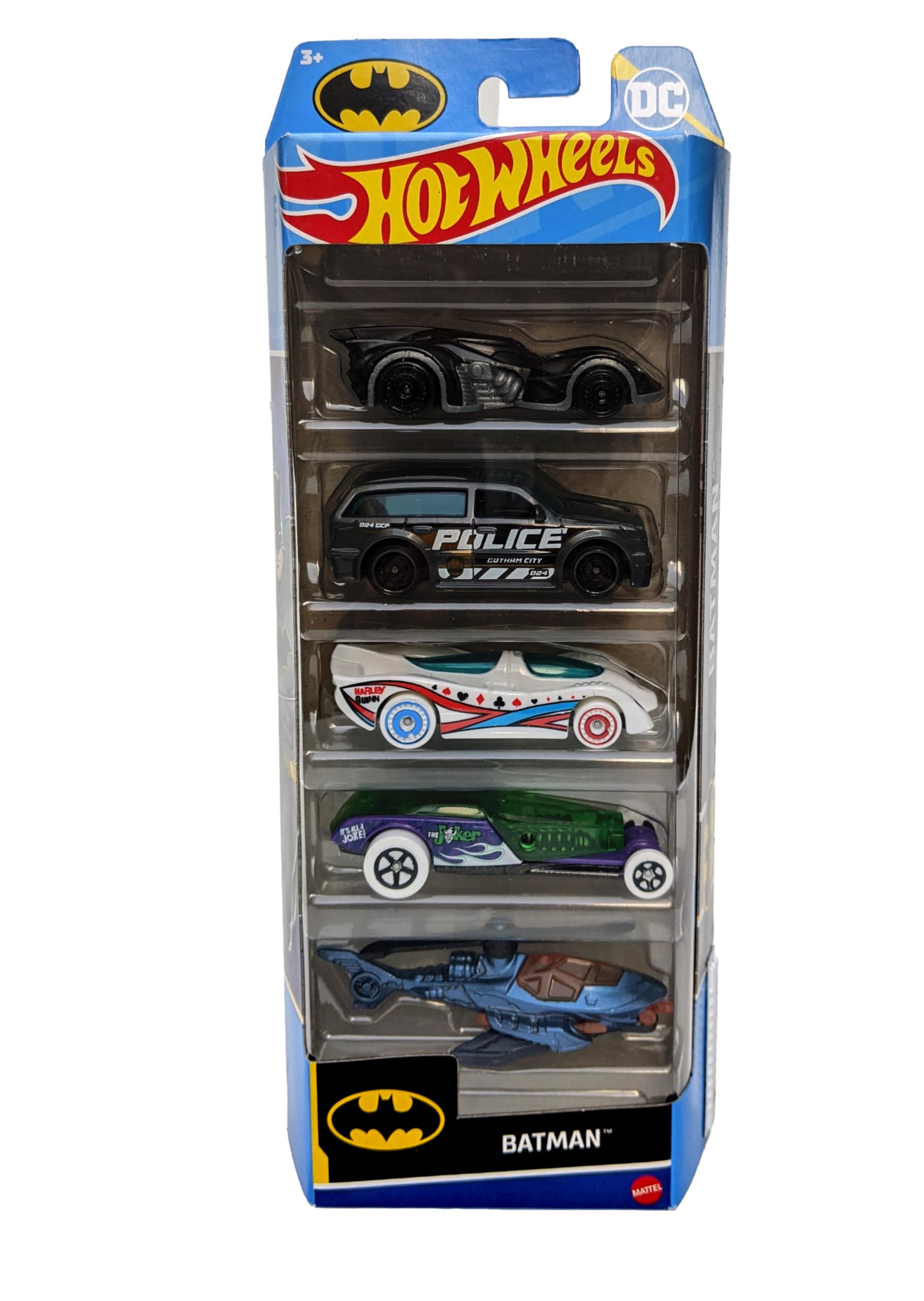 Hot Wheels Batman 5 Pack (2024) HTV44 1:64 Mattel DC – Contiene Arkham ...