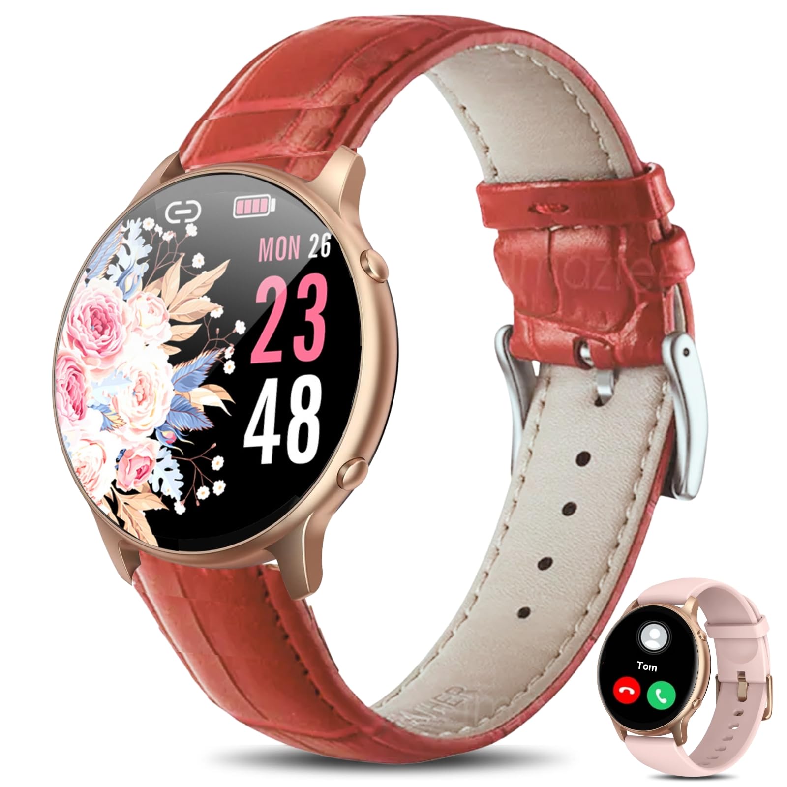 Smart Watches for Women Call Receive Dial 1 32 Smartwatch with Heart Rate Sleep Calories Counter IP68 Waterproof