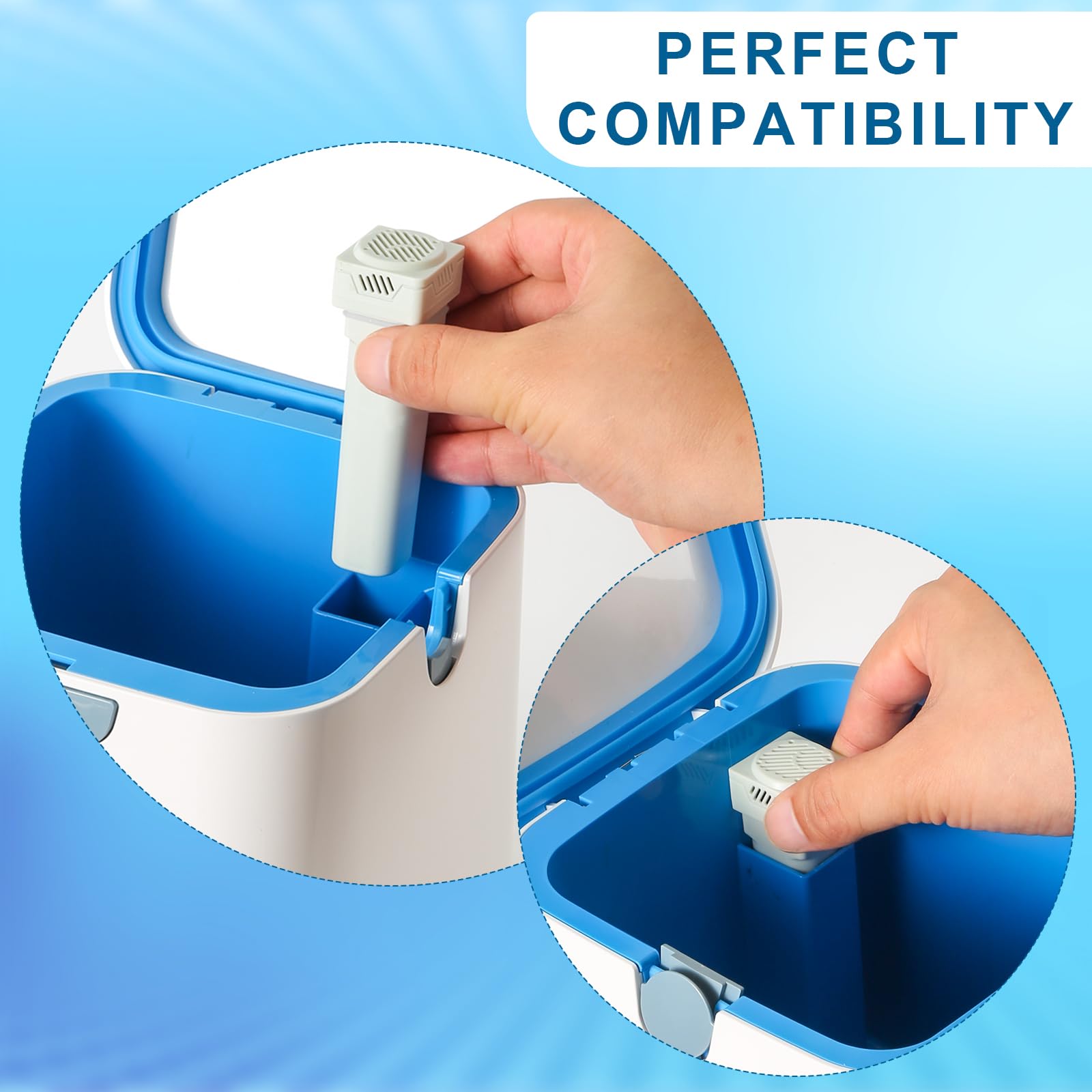 Replacement Filter Kit For SC2 CPAP Machine - 4 Cartridges & 4 Check Valves - View #3