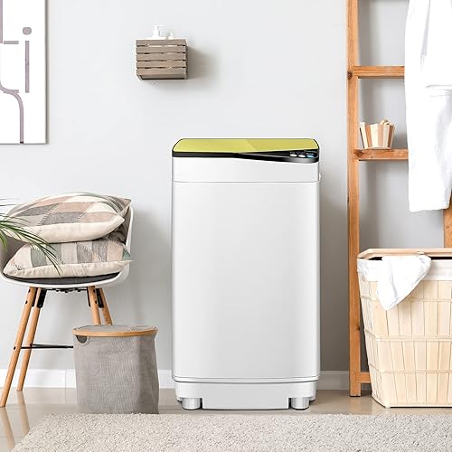 Miniatura 8 de ARLIME - Lavadora portátil, compacta y automática, 2 en -1, lavadora y secadora giratoria, capacidad de 7.7 libras, con bomba de drenaje y manguera