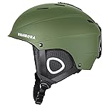 VANRORA Ski Helmet, Snowboard Helmet - Army Green, M