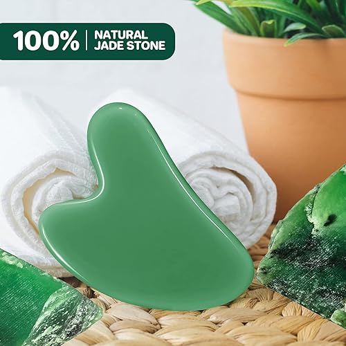 Vista 23 de Gua Sha Herramientas faciales, herramienta de masaje GuaSha, tablero de guasha para terapia de acupuntura de spa, tratamiento de punto