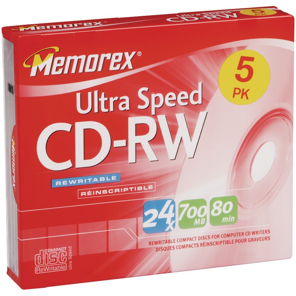 MEM03426 - Memorex CD-RW Discs