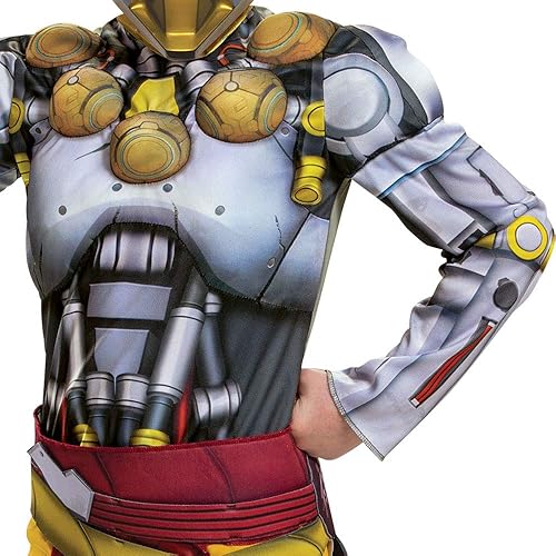 Miniatura 4 de Overwatch Zenyatta - Disfraz de personaje inspirado en videojuegos para niños, overol acolchado muscular,