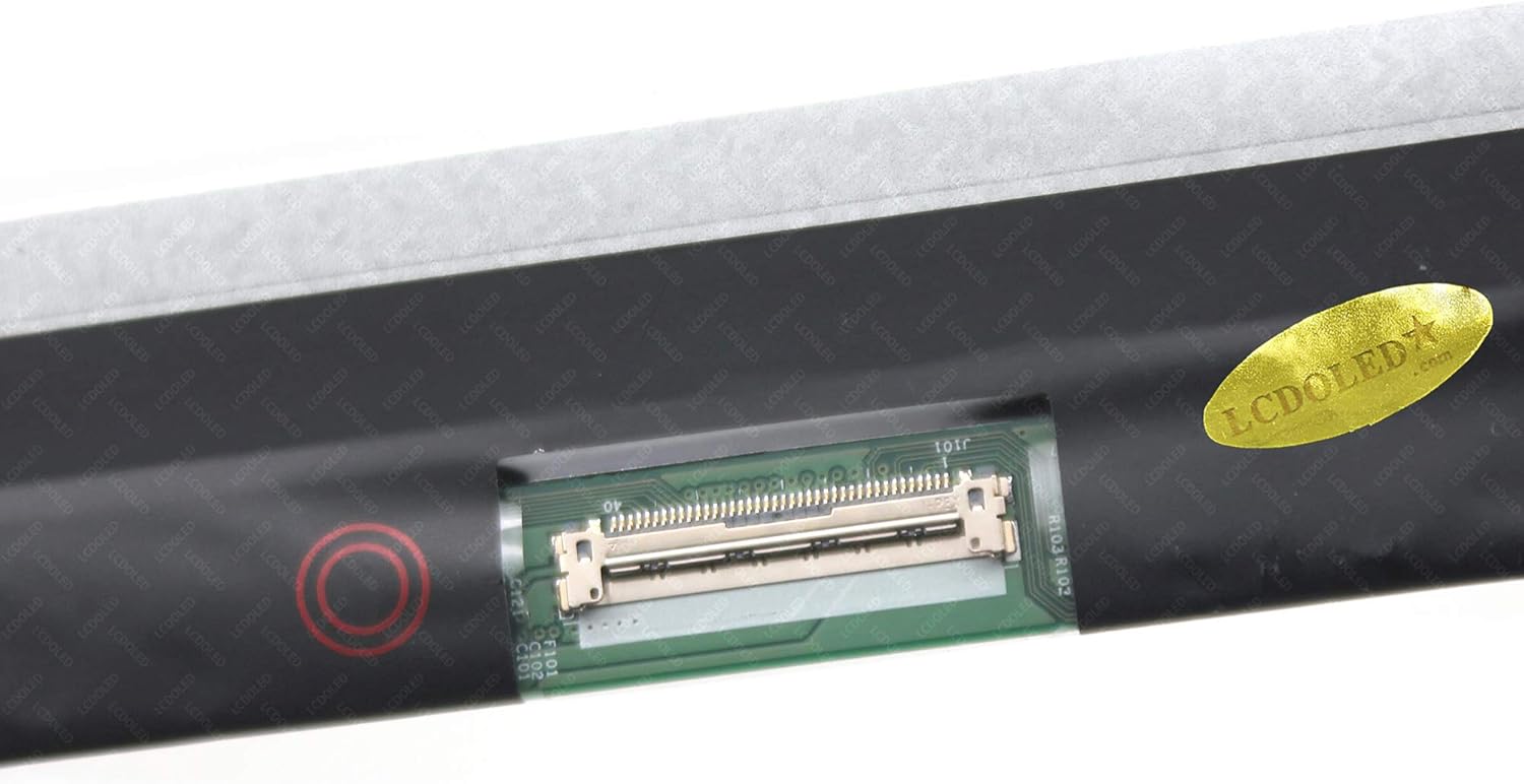 LCDOLED® Compatible with Lenovo ThinkPad T490 T490s 20Q9 20QH 20N2 20N3 20RX 20RY 20NX 20NY 14.0 inches FHD 1080P IPS 40Pin LCD Display Touch Screen Digitizer Replacement (1920x1080 On-Cell Touch)