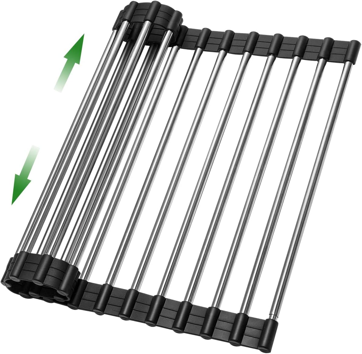 EONGOA Roll Up Dish Drying Rack Over The Sink, Foldable
