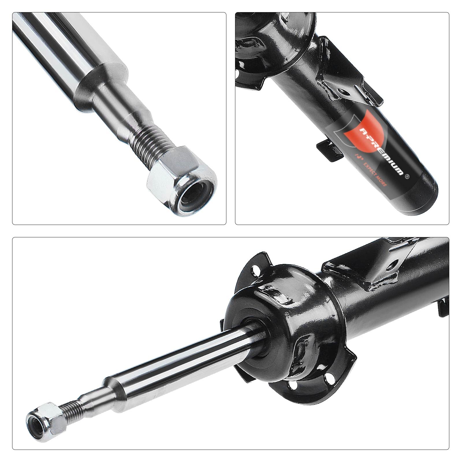 Frankberg 2x Ammortizzatori per sospensioni Ammortizzatori per telaio Anteriore sinistro destro 521mm Pressione del gas Compatibile con Serie 3 Touring E91 Serie 3 E90 Serie 3 Cabriolet E93 310982