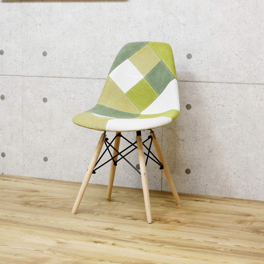 定価30,148円！後藤家具物産  2脚セット！ダイニングチェア グリーン 座高46cm ファブリックチェアー GR ビーチ材、アイアン脚部フレーム ヨーデル グリーン Amazon｜後藤家具物産 ダイニングチェア グリーン 座高46cm