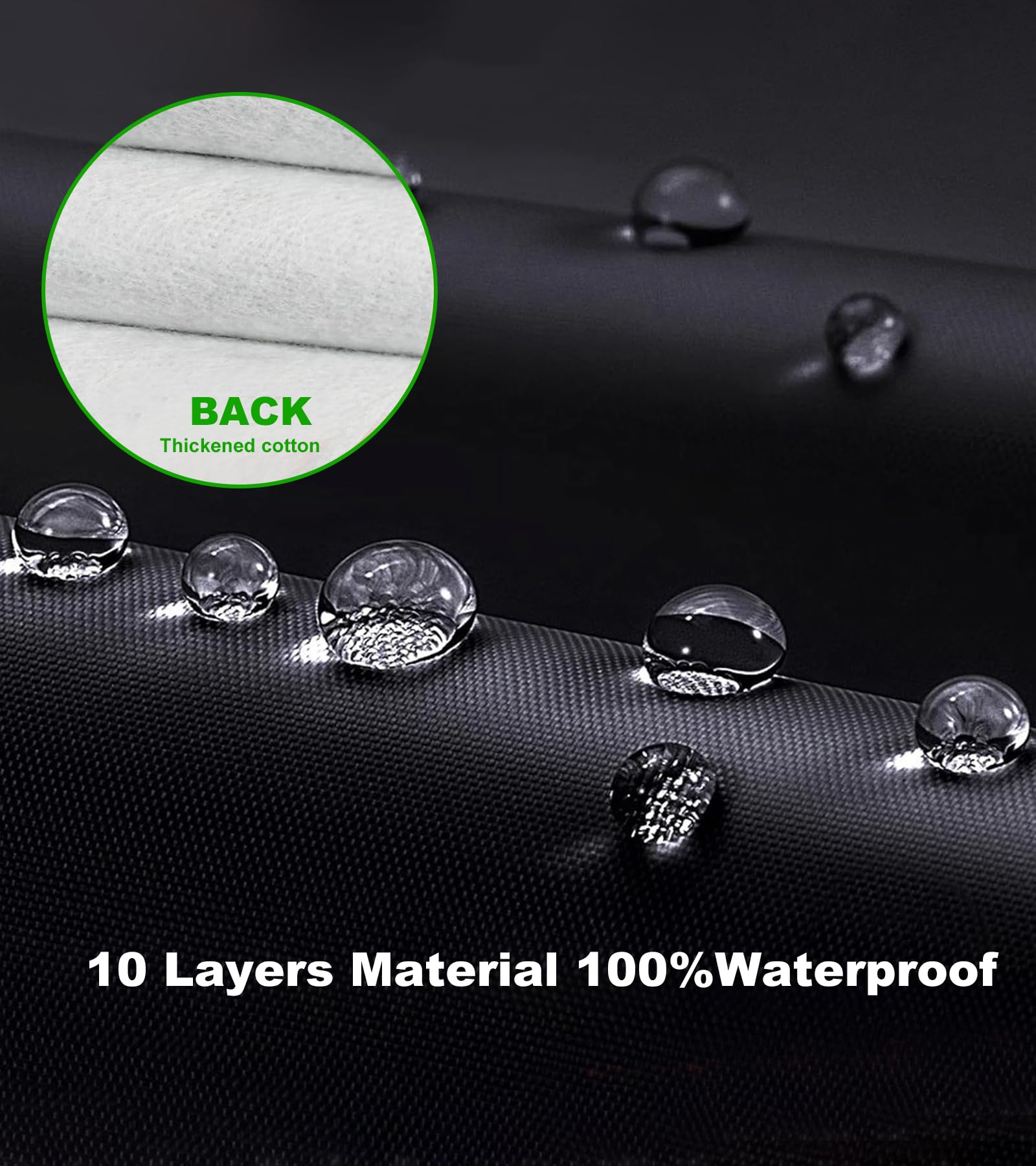 Sunwhale SUV Car Cover Custom Fit for Toyota Highlander 2013-2025 100 Waterproof with Zipper Door Side Mirror Zipper — view 7