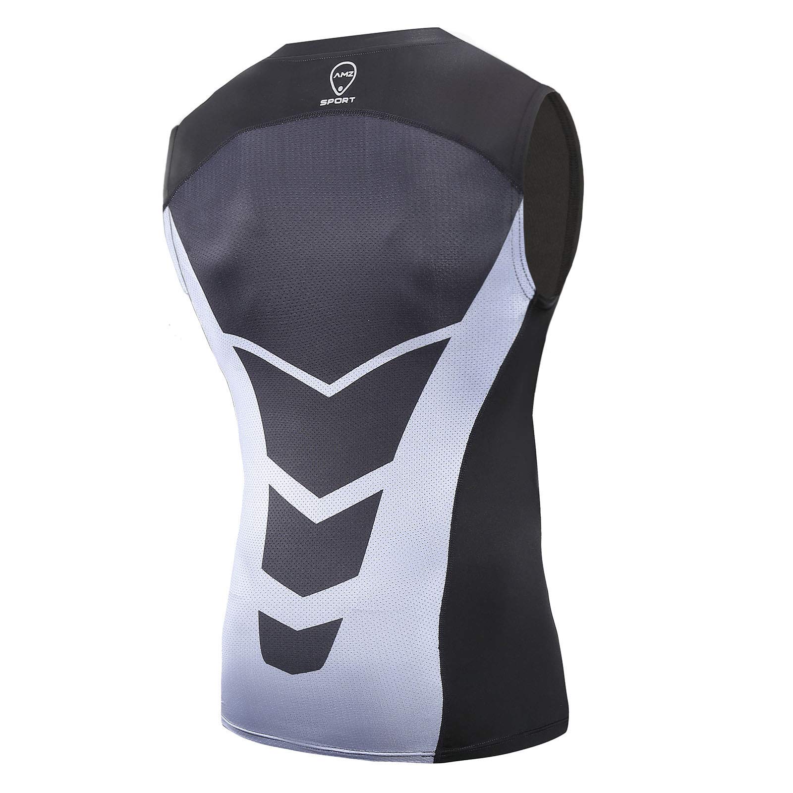 T-shirt Senza Maniche Da Uomo Gilet Strato Base Basket Sport