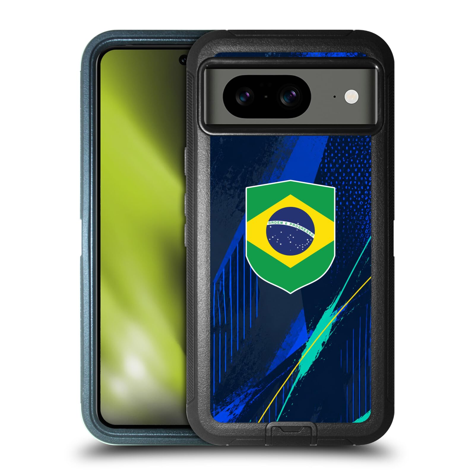 Coque Pixel 8 Foot Brésil - Protection Antichoc Head Case Designs - 8