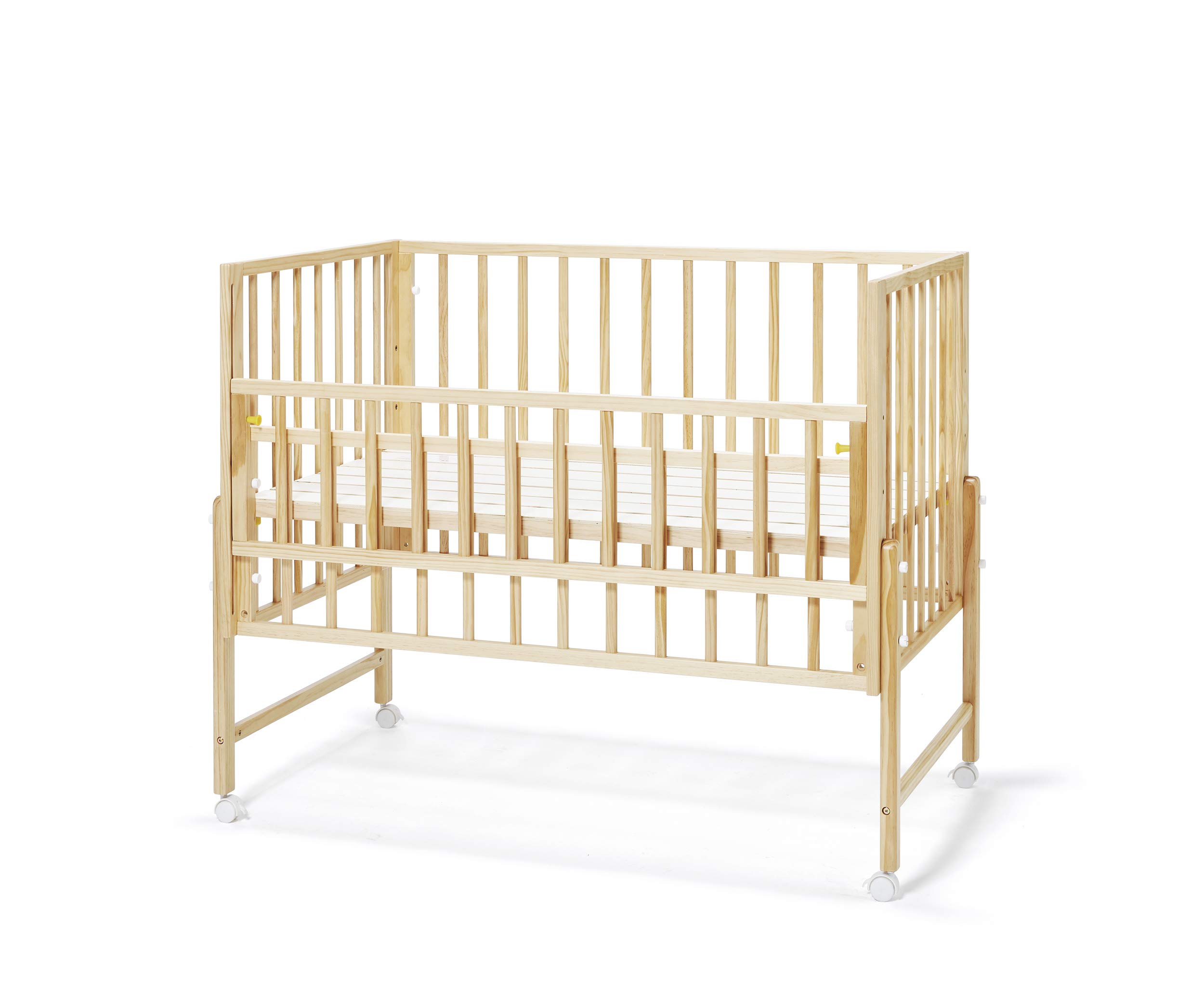 Amazon.co.jp: 大和屋 (yamatoya) ベビーベッド 木製 ナチュラル 約