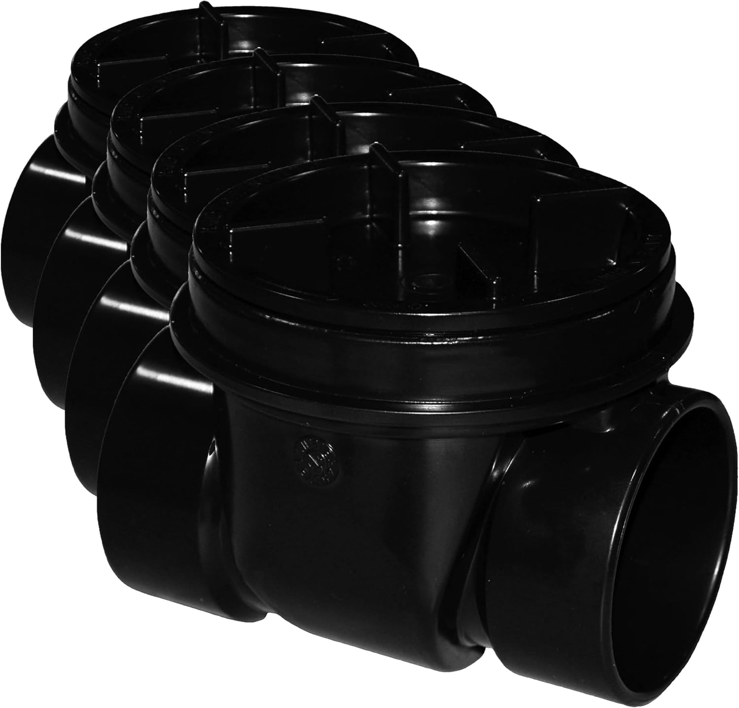 Oatey 4 in. ABS Backwater Valve, Black