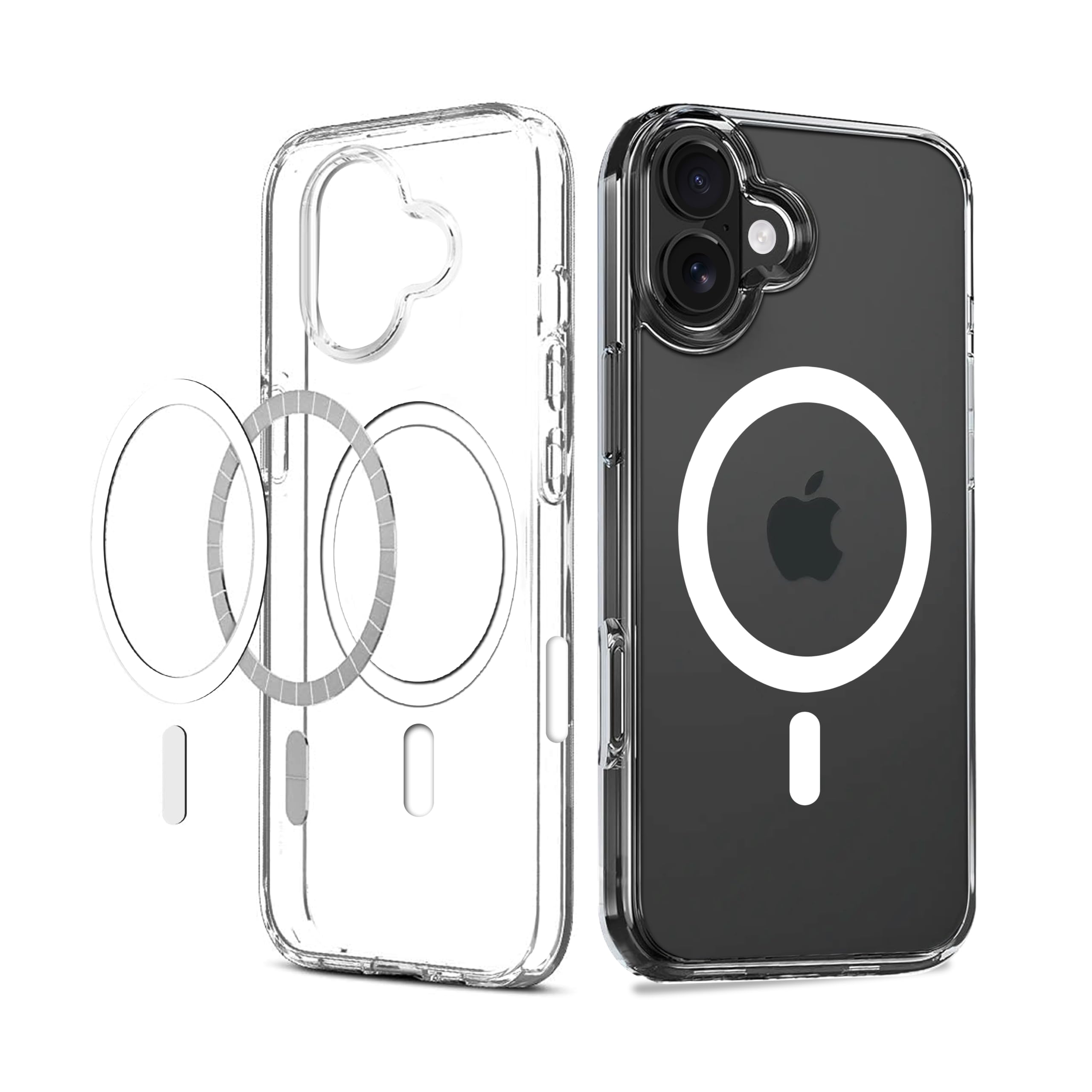 CEDO Magfit Cover for iPhone 16 Plus (6.7 inch) | Mag-Safe Wireless Charging | Designed with Magnetic Lock Shockproof Phone Bumper Transparent Back Case Cover (Clear) (B0DG5LQK3B) Amazon Price History, Amazon Price Tracker