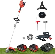 IBELL IBL BB20-60L1 40V Cordless Brush Cutter/Grass Cutter/Trimmer (20V + 20V) with 2 Battery | BLDC Motor 5800 RPM | 2 X 4.0Ah Battery & Dual Charger | Blade & Trimmer Head | 6 Months Warranty