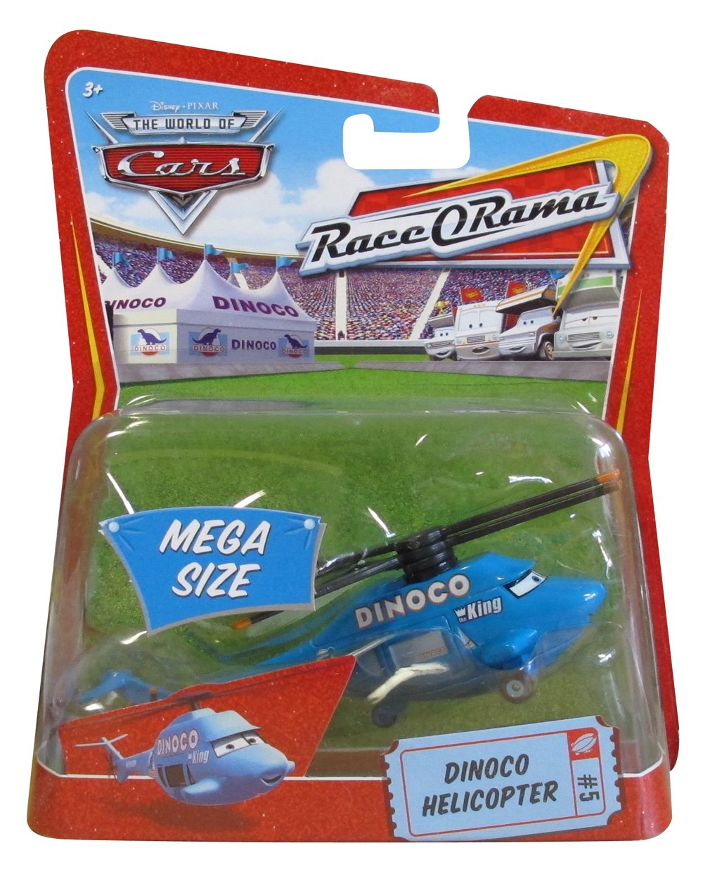 Amazon.com: Dinoco Helicopter Oversized World of Cars Disney Pixar