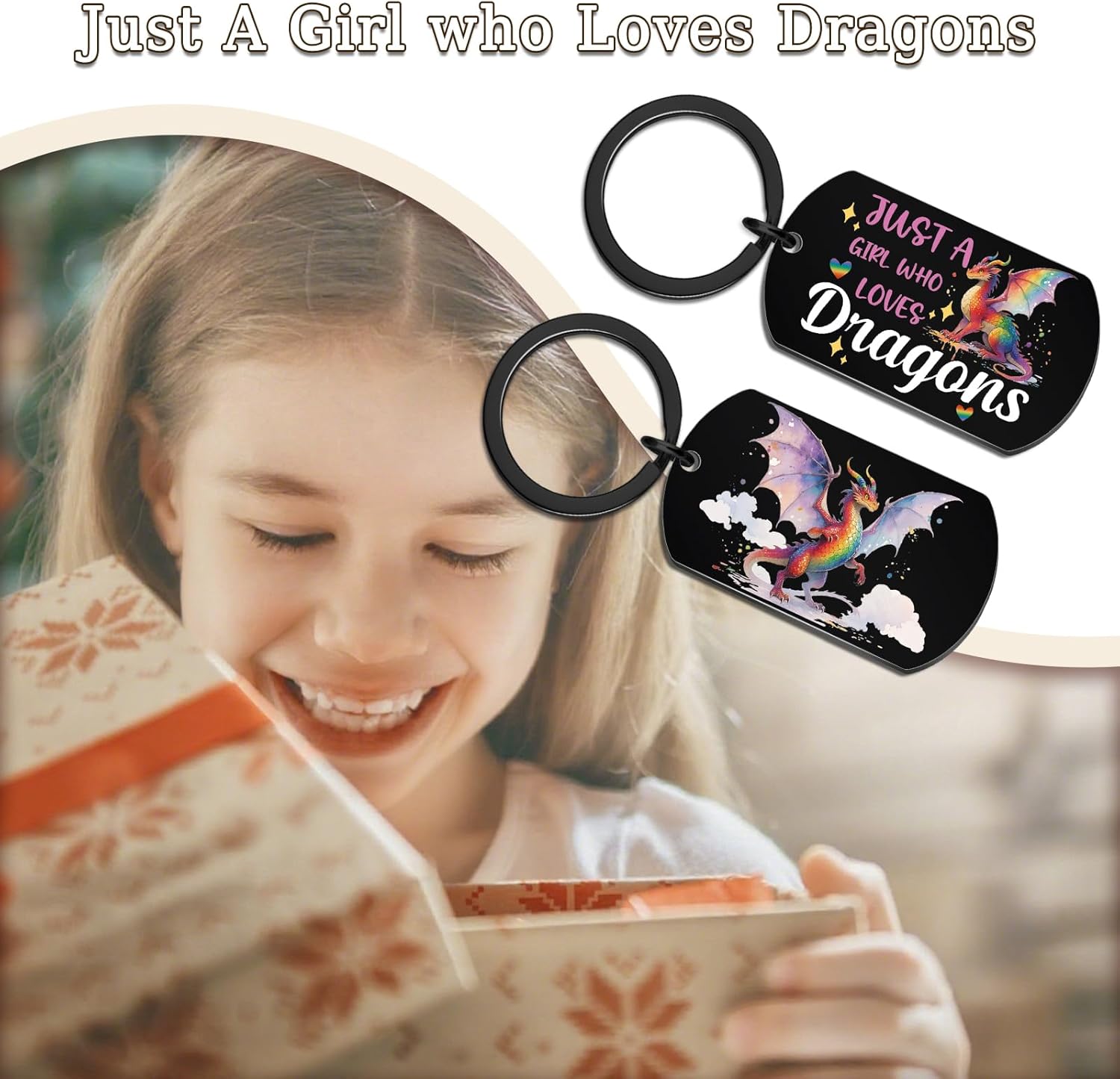 Toothless Keychain Dragon Keychain Gifts for Dragons Lover Toothless Dragon Gifts for Girls Just a Girl Who Loves Dragons Party Favors Birthday - Image 4