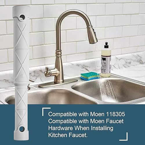 Vista 6 de Enhon Herramientas de instalación de grifo de cocina compatibles con la colección Moen 118305 de repuesto, herramienta de extracción e instalación