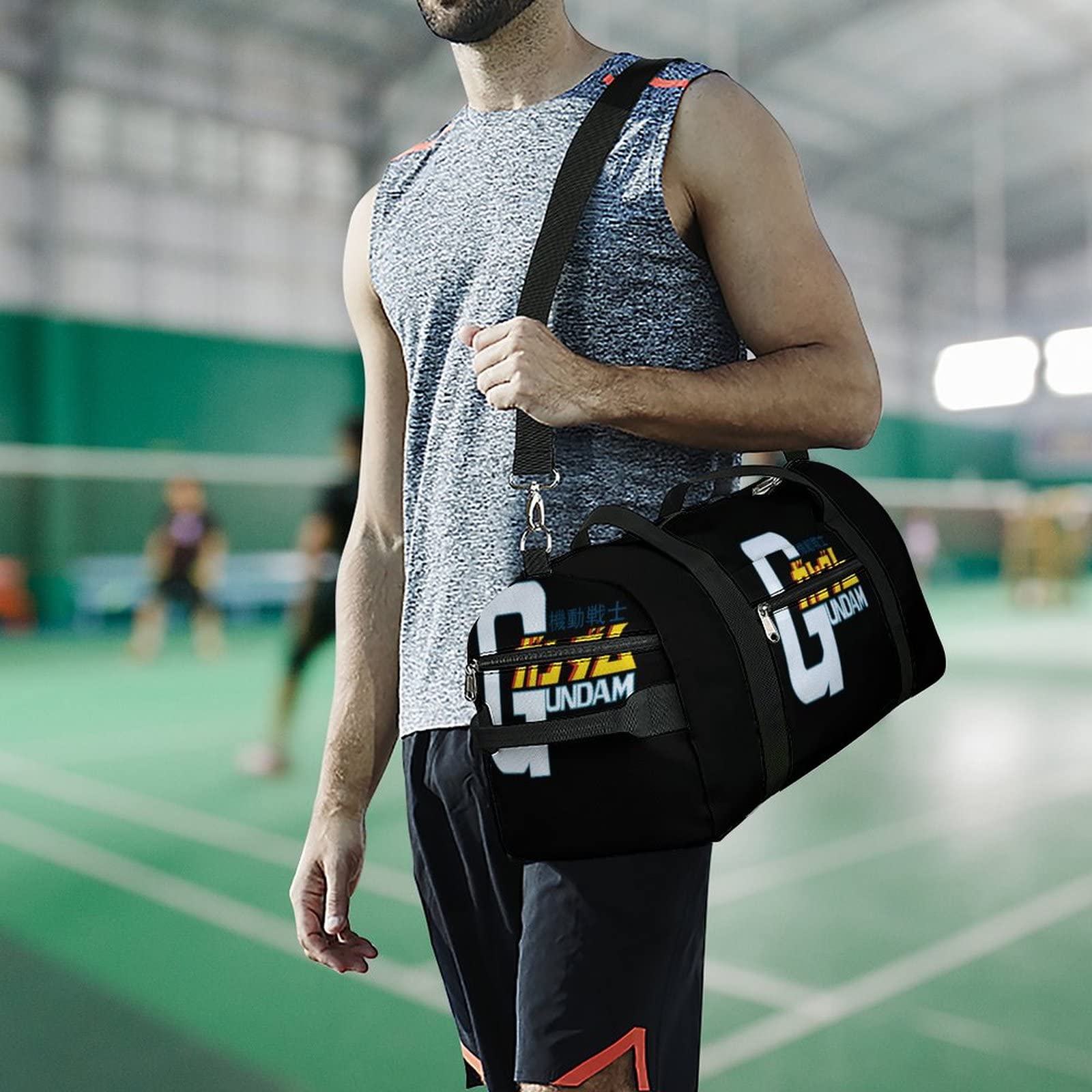 ダルクスポーツ　多機能　ジムバッグ Amazon.co.jp: ジムバッグ スポーツバッグ ネオ ジオンガンダム メンズ