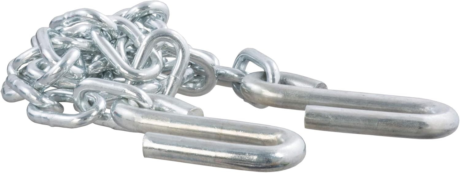 Curt Manufacturing 80030 1/4 in X 40 in Safety Chain Assembly Grd 30 Plus (2) J-27