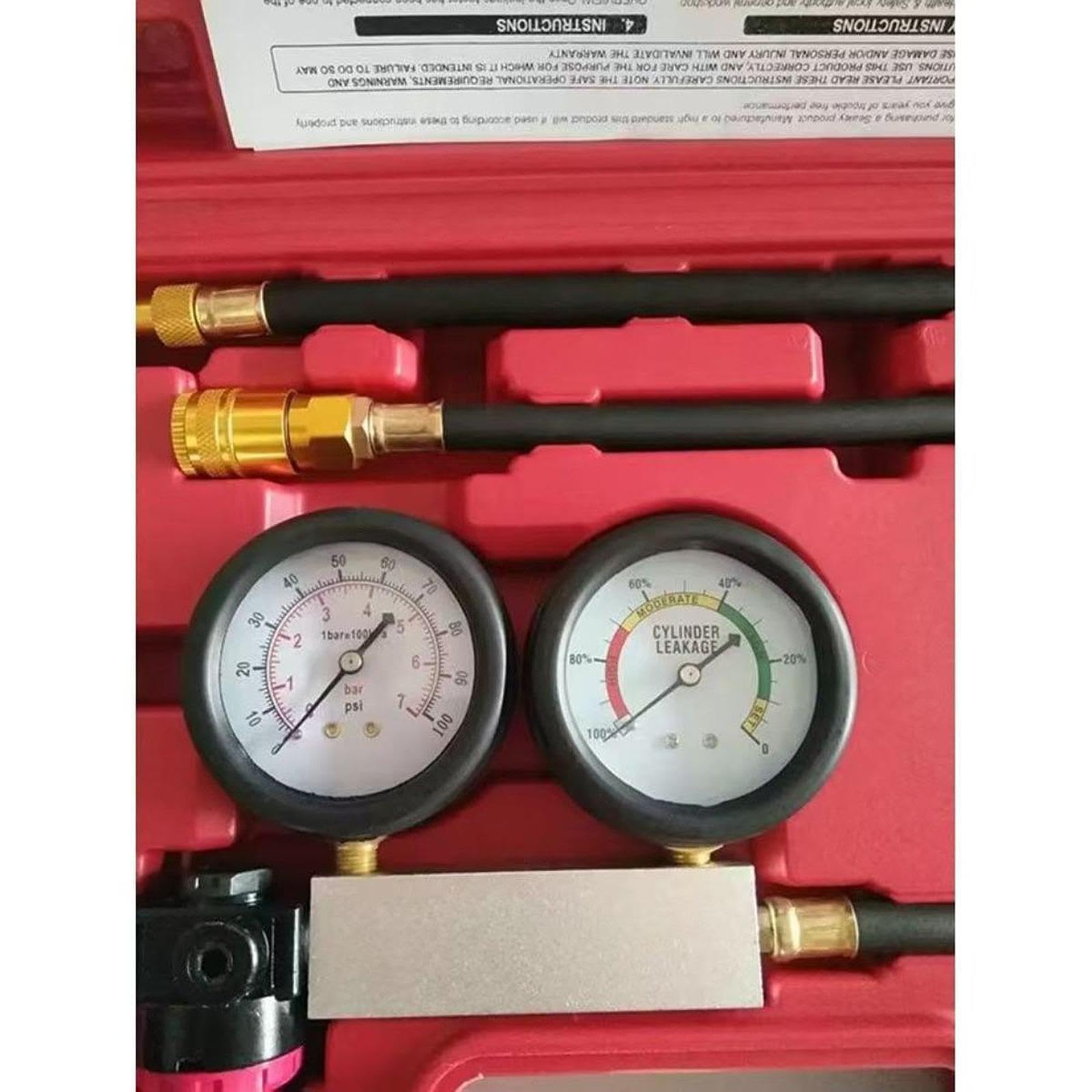 Kit de Comprobador de Compresión de Motores para Camiones Y Automóviles