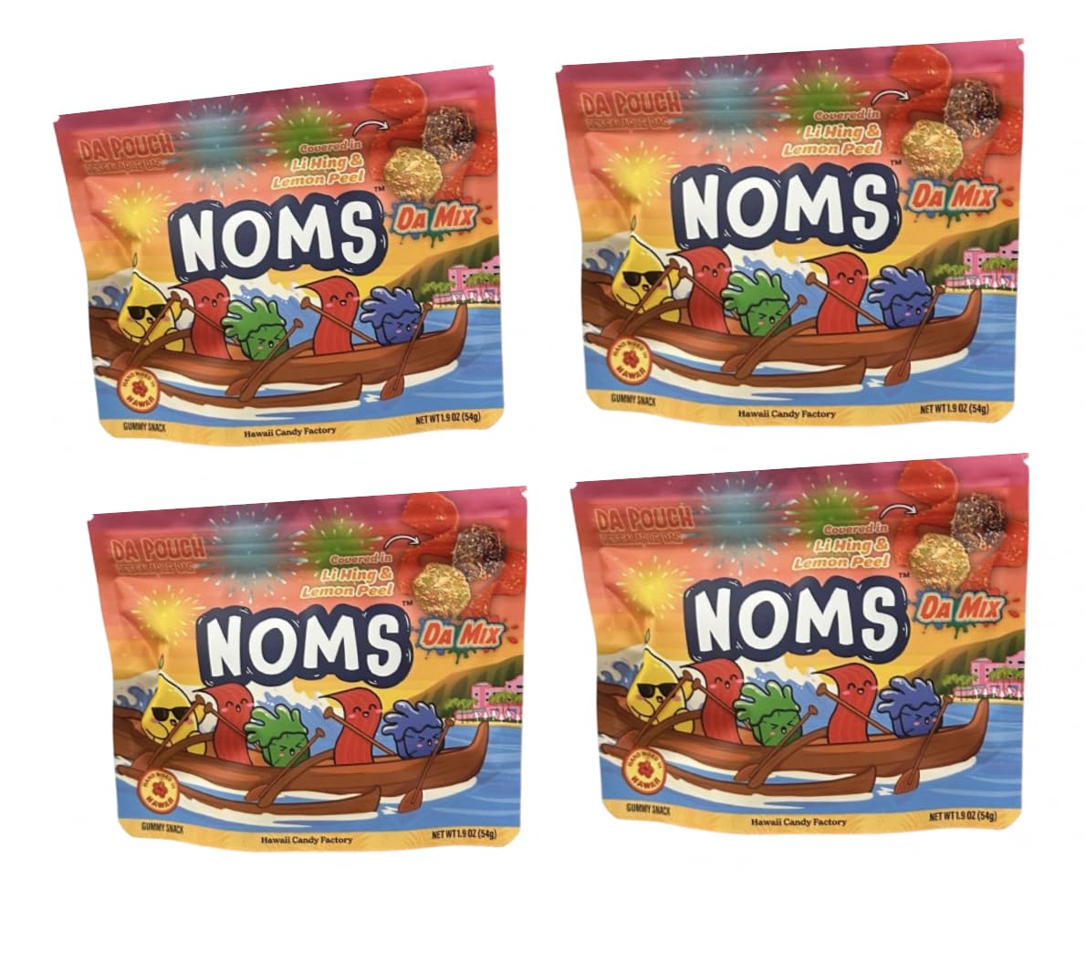 Generic Noms Candy Da Mix- Da bag Pack of 4