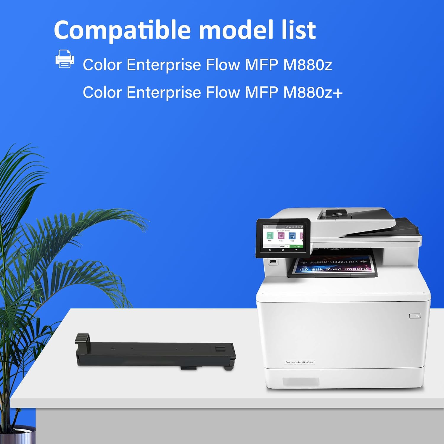 827A Toner Cartridges 1 Pack Magenta Compatible for HP 827A CF303A Toner for Color Enterprise Flow MFP M880z M880z+ Printer
