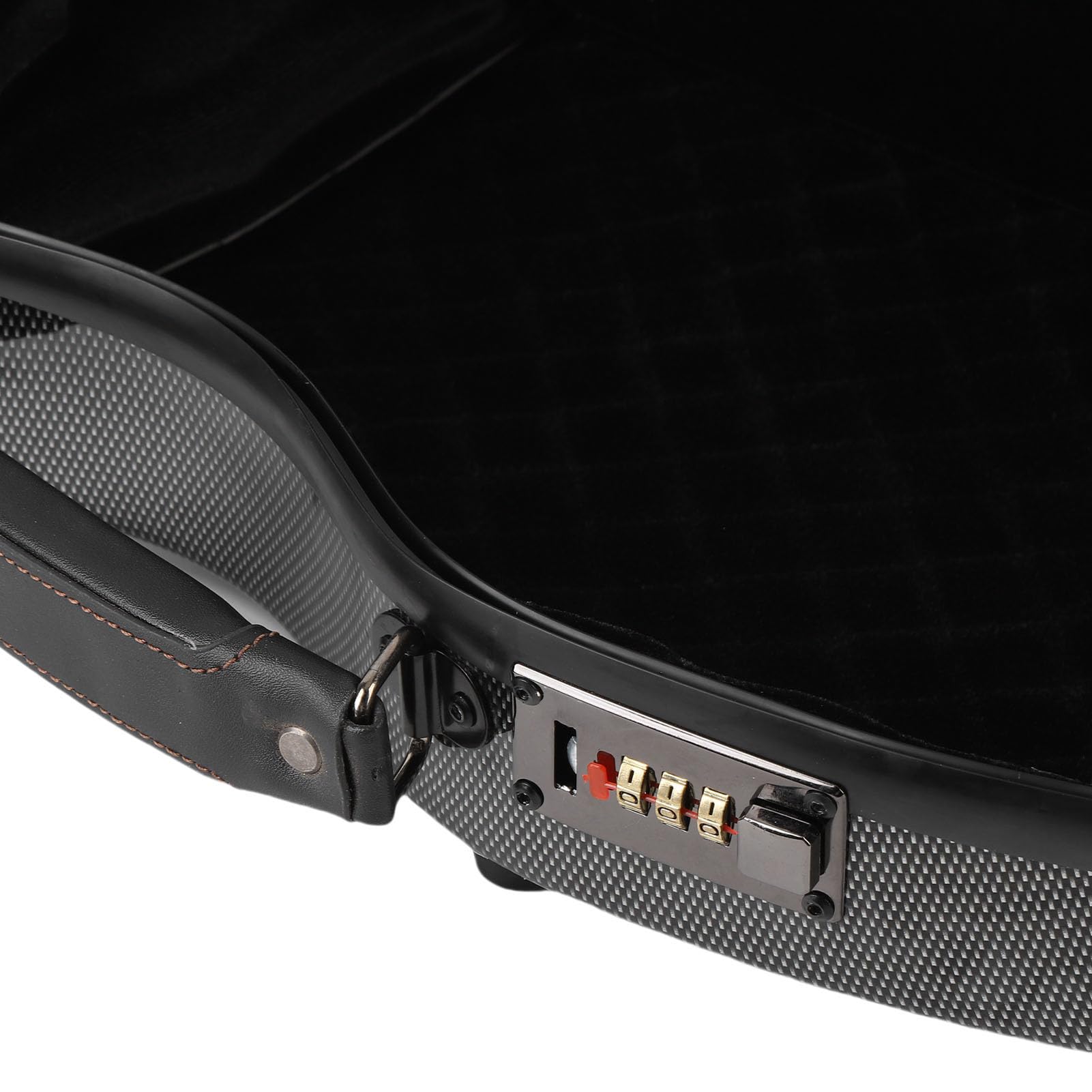 Borsa per Violino a Misura Completa, Elegante Colore Nero 4/4 Violino in Fibra di Carbonio per Viaggi