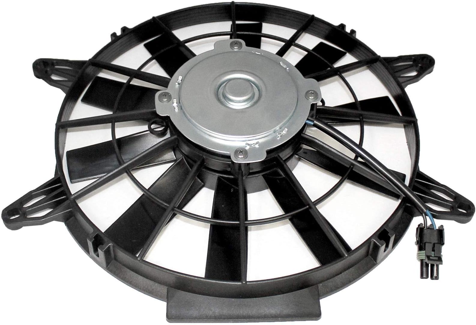 CaltricRadiator Cooling Fan Motor Compatible with Polaris Sportsman 450 Hd 2006-2007