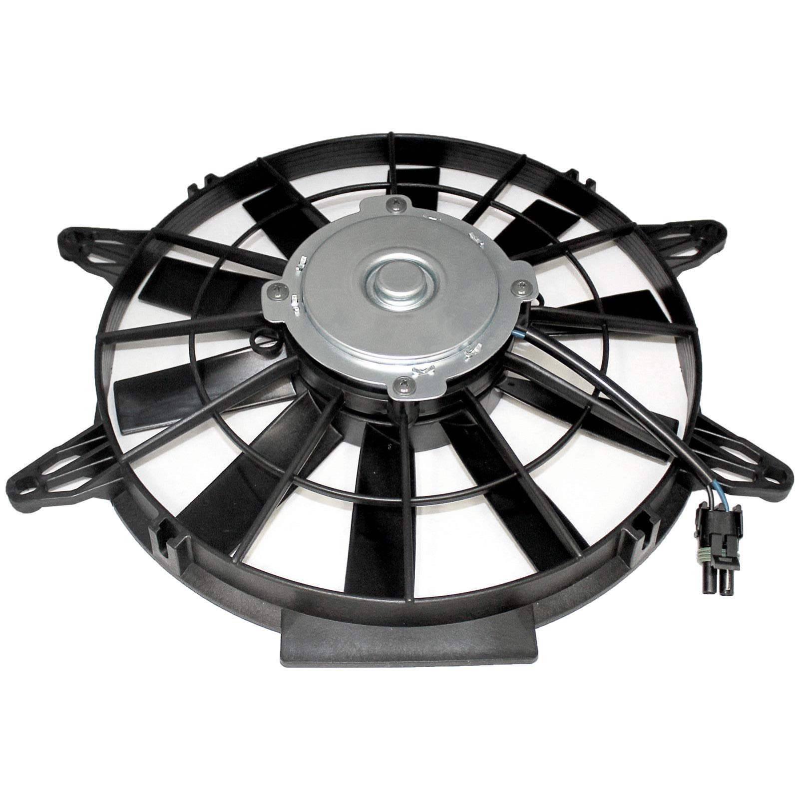 CaltricRadiator Cooling Fan Motor Compatible with Polaris Sportsman 450 Hd 2006-2007