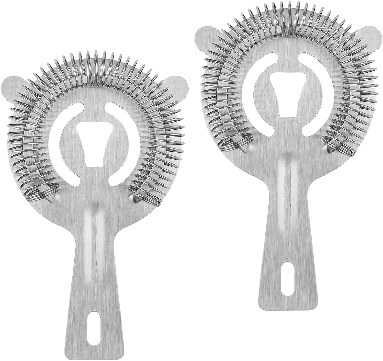 Tifanso Cocktail Strainer Bar Tools - 2PCS Bar Strainer with High Density Spring, Stainless Steel Bartender Accessories for Filtering Cocktail Drink, Professional Bartending Tools with Filter for Home - Thumbnail 3