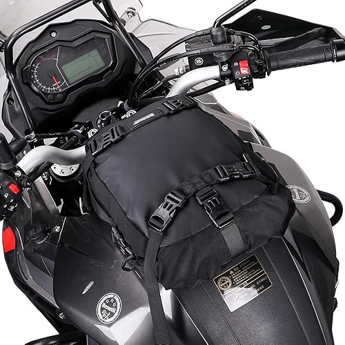 Miniatura 6 de Rhinowalk Bolsa trasera para motocicleta, 10L, impermeable, bolsa de alforja de motor, equipaje de viaje, bolsa de almacenamiento para maletero,