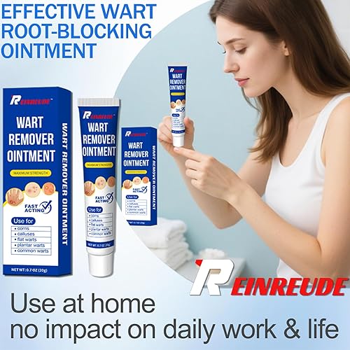 Miniatura 4 de Reinreude Pomada Removedor de Verrugas, Ácido Salicílico 17%, Eliminación Rápida, Removedor de Verrugas de Acción Rápida, para Congelar y Eliminar