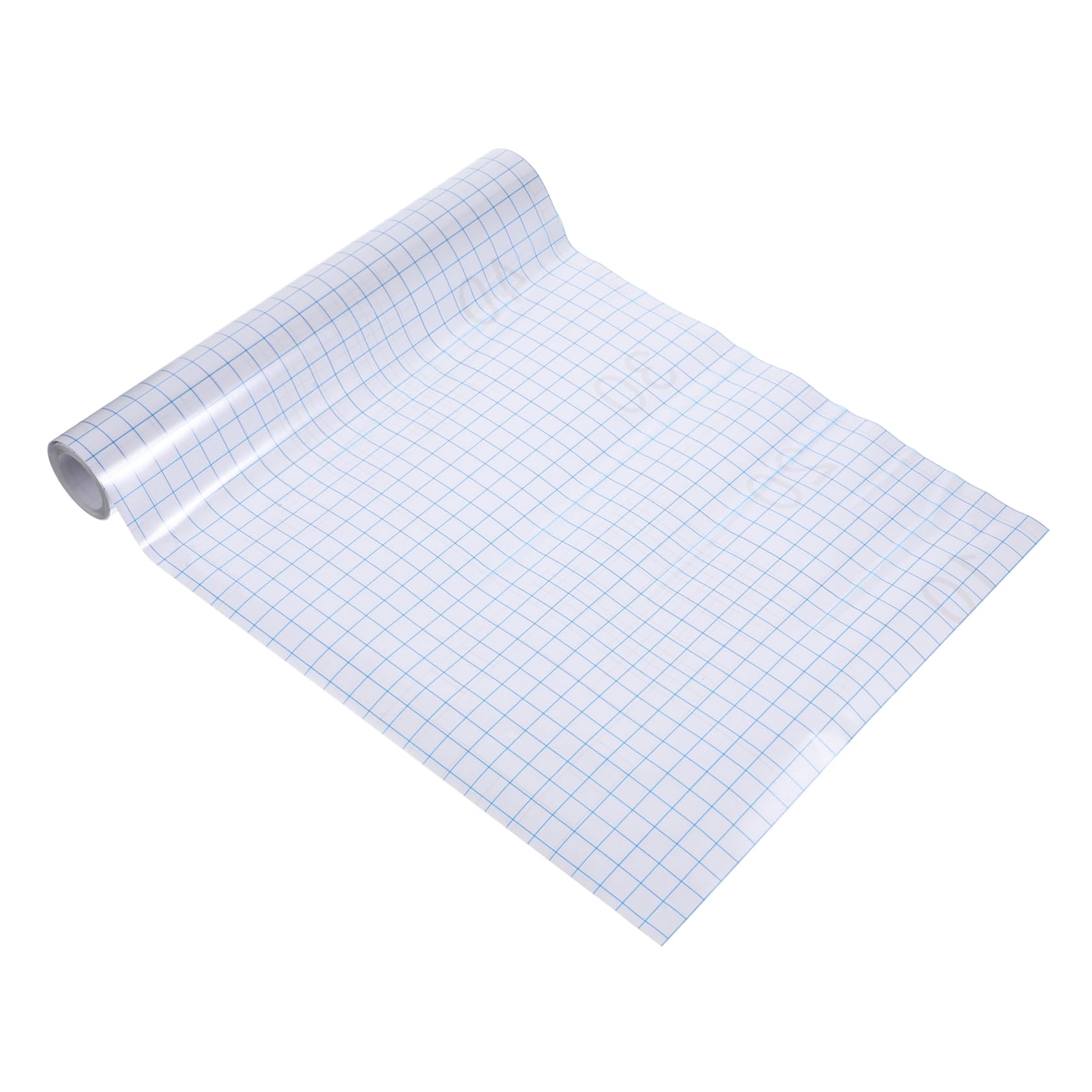 SEWACC 1 Roll Transfer Tape for Vinyl Alignment Transparent Pet Grid Tape for Projects No Residue Durable Flexible for Shirts Bags and More