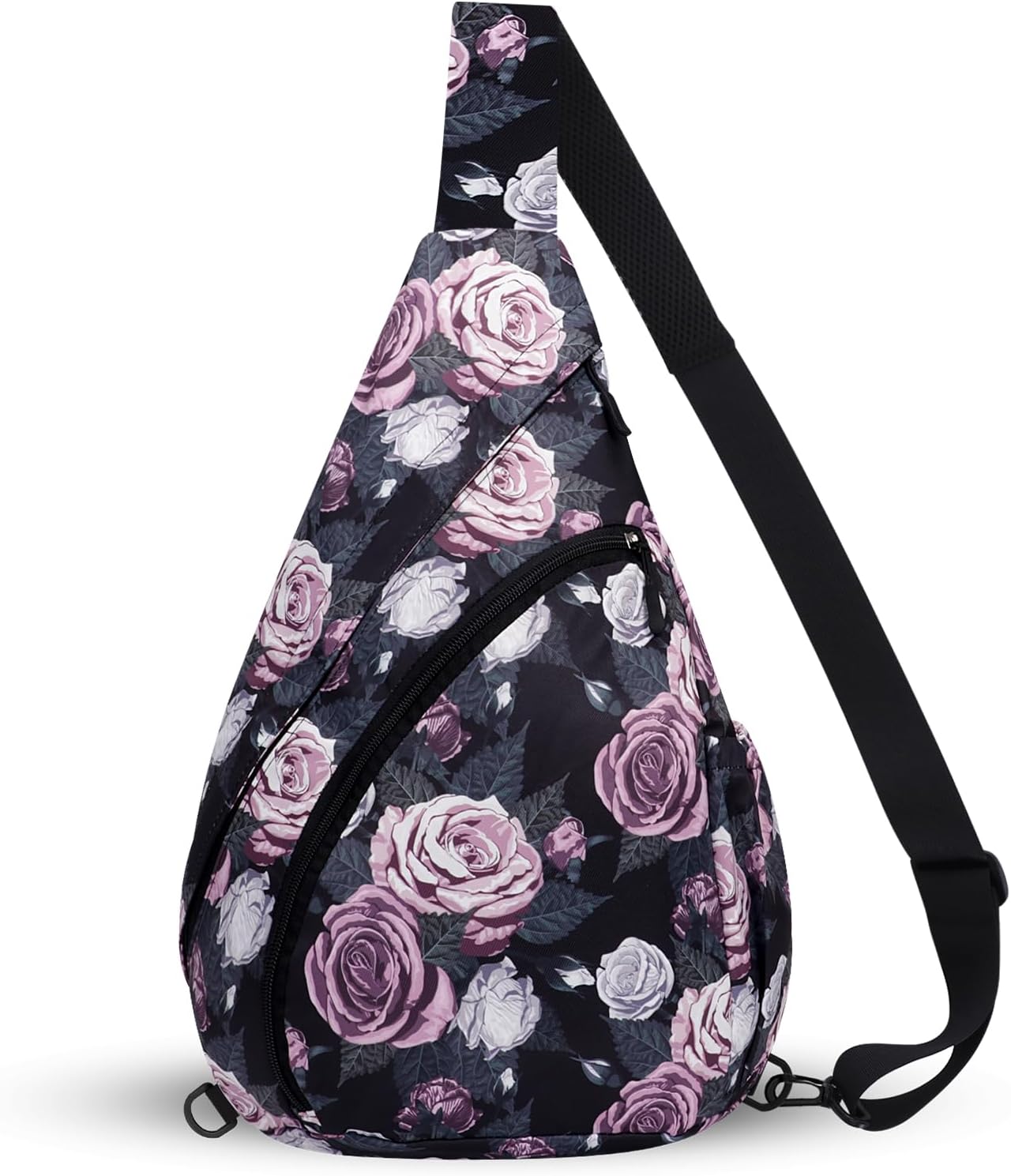 HUA ANGEL Crossbody Sling Bag for Men & Women Lightweight Waterproof Chest Shoulder Bag for Travel Hiking & Everyday Use