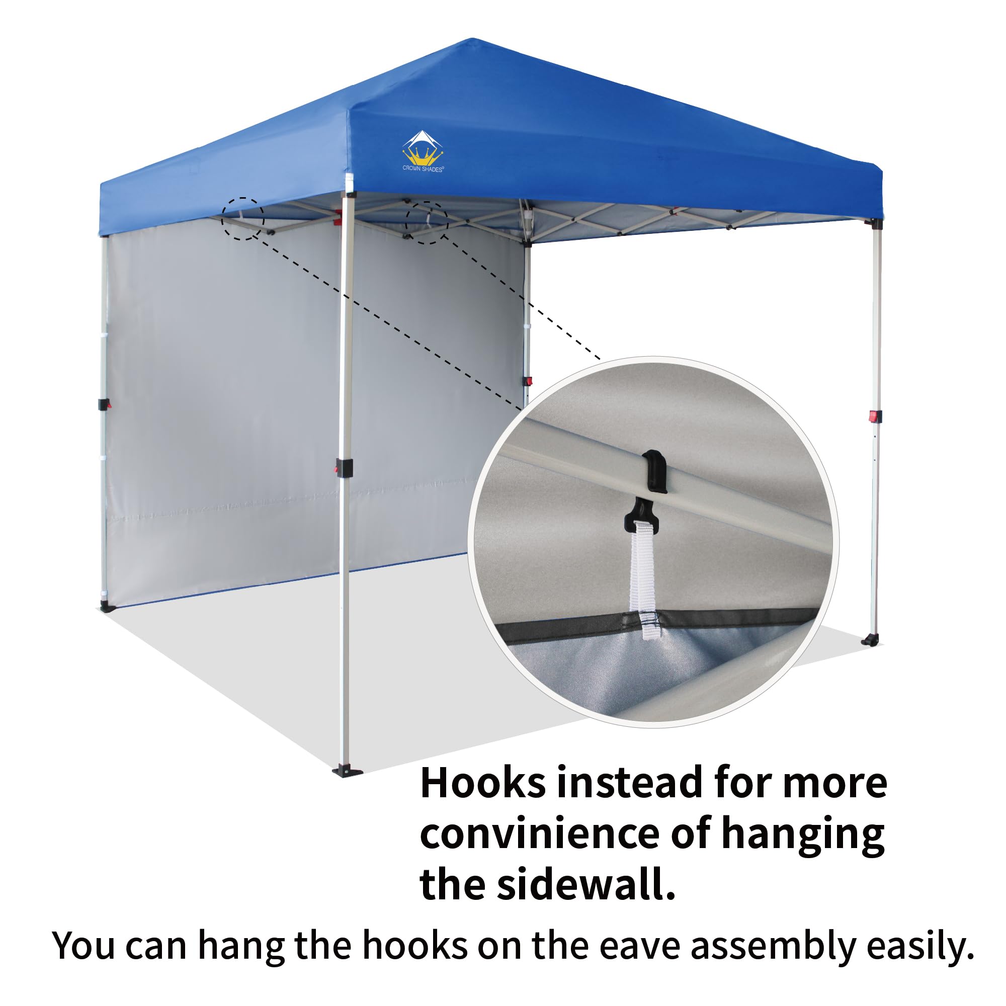 CROWN SHADES 8x8 ポップアップキャノピー - ビーチテント ワン Amazon.com : CROWN SHADES 8x8 Pop Up Canopy - Beach Tent
