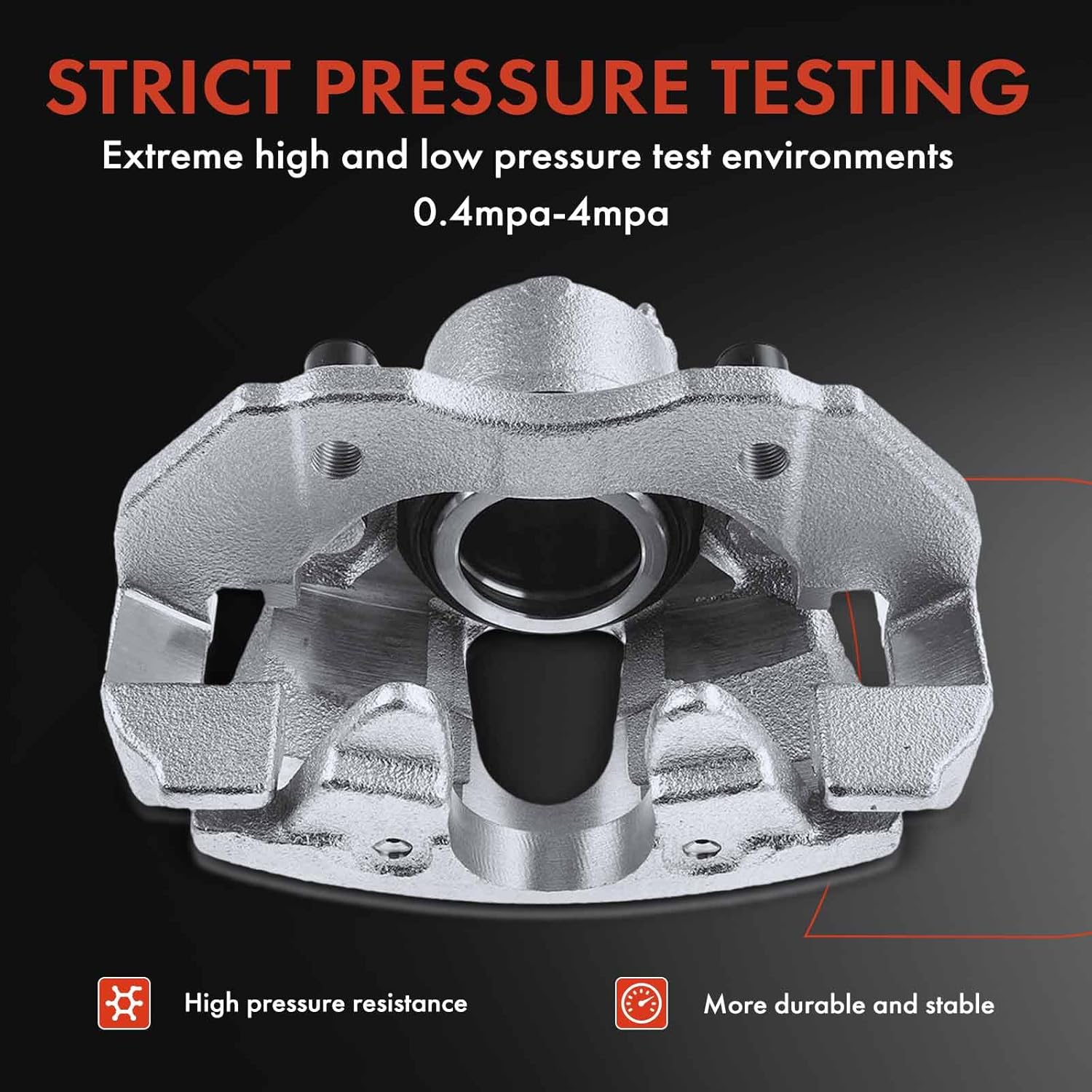 A-Premium Disc Brake Caliper Assembly with Bracket Compatible with Select Mazda Models - 3 2005-2006/2008-2013, 3 Sport 2009-2010/2012-2013 - Front Driver and Passenger Side, 2-PC Set