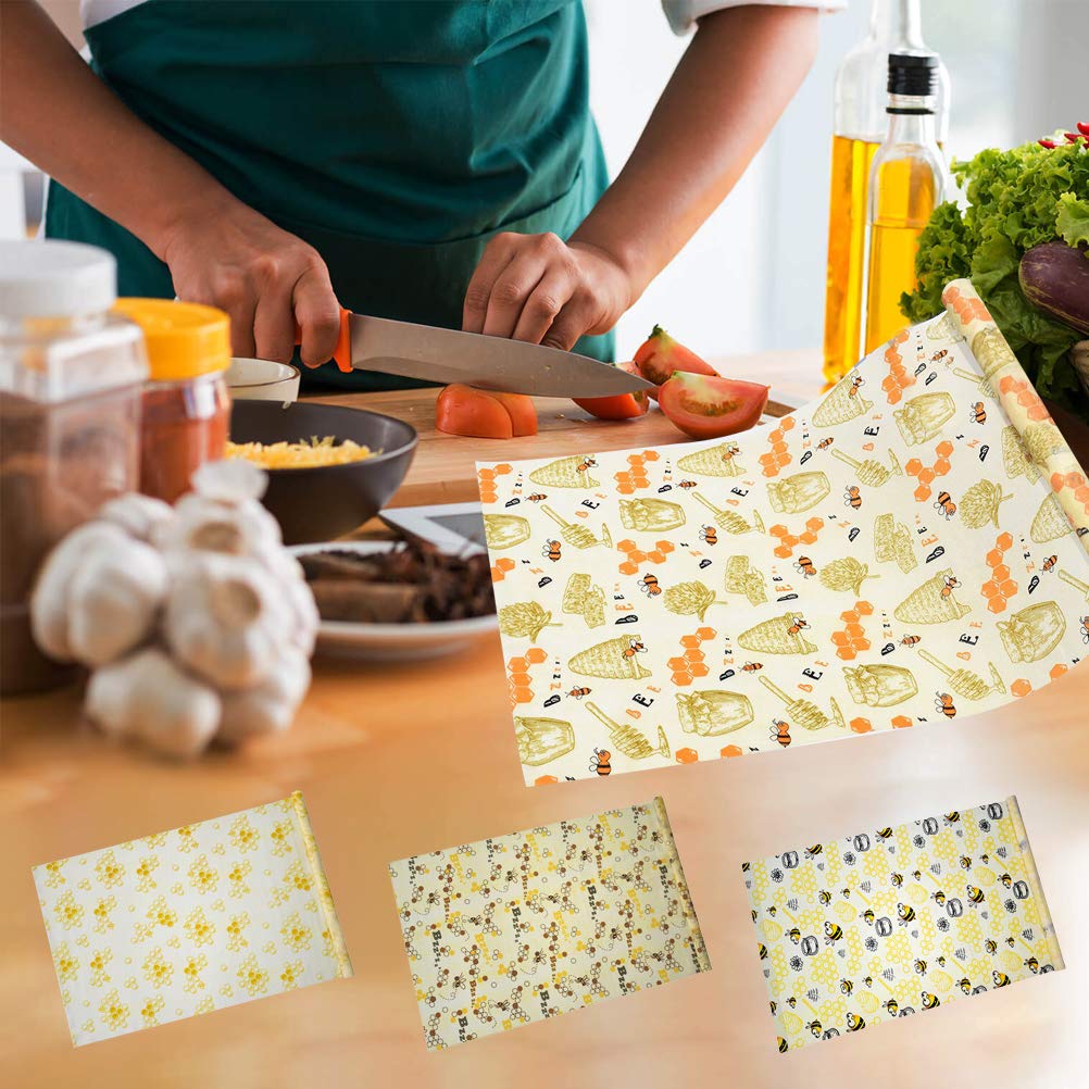 Fdit Opakowanie na żywność z Wosku Pszczelego, Bawełniany Papier do (Wzór