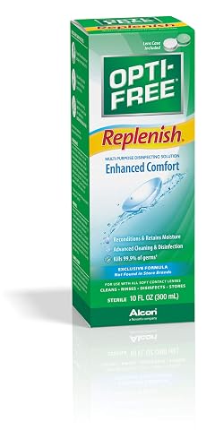 Opti-Free Replenish Multi-Purpose Disinfecting Solution With Lens Case 10 Fl Oz